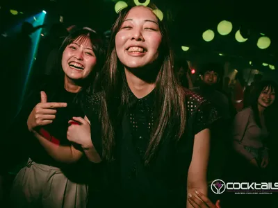 A professional photo of guests enjoying themselves at Cocktails Nightclub from our gallery.