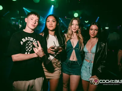 A professional photo of guests enjoying themselves at Cocktails Nightclub from our gallery.