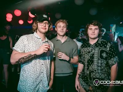 A professional photo of guests enjoying themselves at Cocktails Nightclub from our gallery.