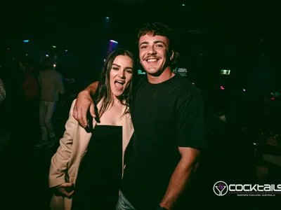 A professional photo of guests enjoying themselves at Cocktails Nightclub from our gallery.