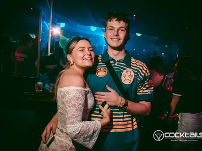 A professional photo of guests enjoying themselves at Cocktails Nightclub from our gallery.