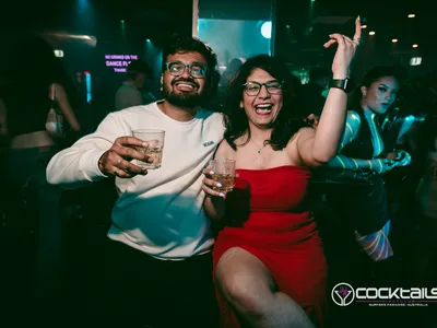 A professional photo of guests enjoying themselves at Cocktails Nightclub from our gallery.