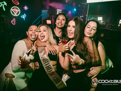 A professional photo of guests enjoying themselves at Cocktails Nightclub from our gallery.