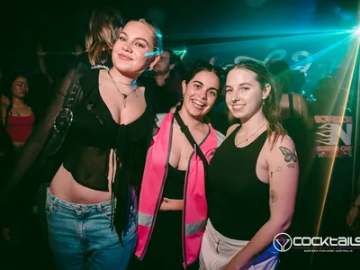 A professional photo of guests enjoying themselves at Cocktails Nightclub from our gallery.