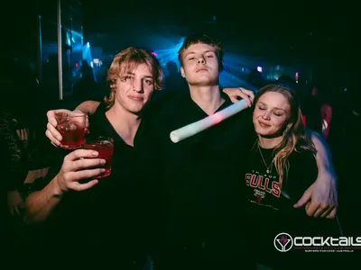 A professional photo of guests enjoying themselves at Cocktails Nightclub from our gallery.