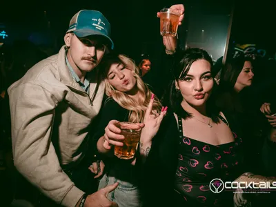 A professional photo of guests enjoying themselves at Cocktails Nightclub from our gallery.