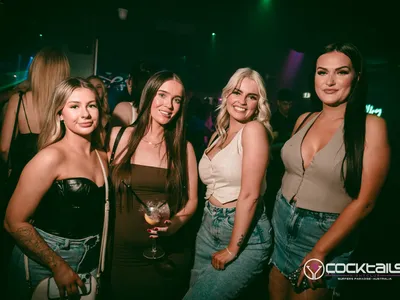 A professional photo of guests enjoying themselves at Cocktails Nightclub from our gallery.