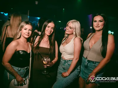 A professional photo of guests enjoying themselves at Cocktails Nightclub from our gallery.