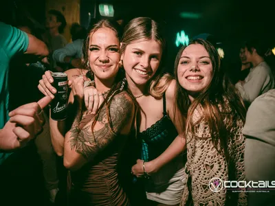 A professional photo of guests enjoying themselves at Cocktails Nightclub from our gallery.