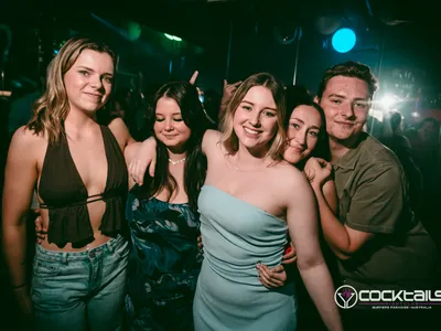 A professional photo of guests enjoying themselves at Cocktails Nightclub from our gallery.