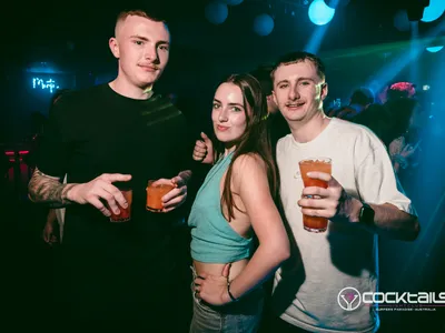 A professional photo of guests enjoying themselves at Cocktails Nightclub from our gallery.