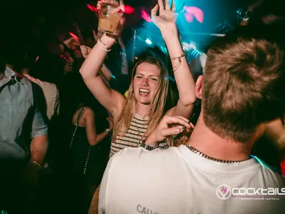 A professional photo of guests enjoying themselves at Cocktails Nightclub from our gallery.