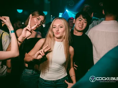 A professional photo of guests enjoying themselves at Cocktails Nightclub from our gallery.