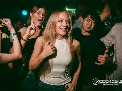 A professional photo of guests enjoying themselves at Cocktails Nightclub from our gallery.