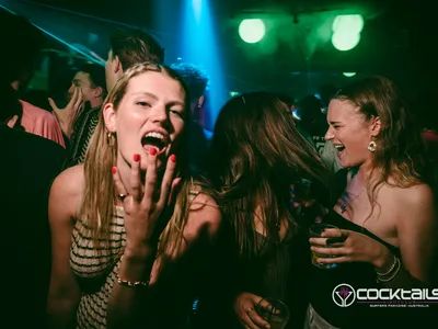 A professional photo of guests enjoying themselves at Cocktails Nightclub from our gallery.