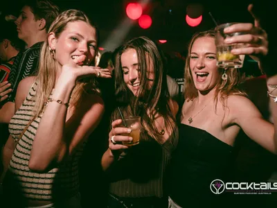 A professional photo of guests enjoying themselves at Cocktails Nightclub from our gallery.