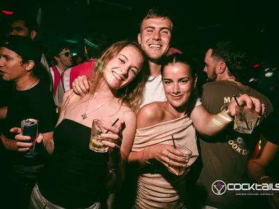 A professional photo of guests enjoying themselves at Cocktails Nightclub from our gallery.