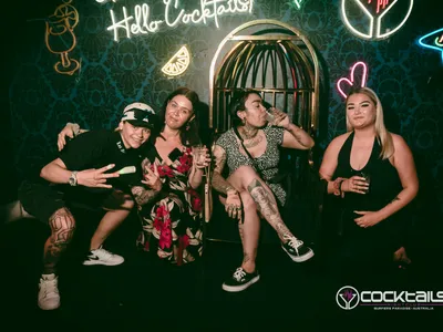 A professional photo of guests enjoying themselves at Cocktails Nightclub from our gallery.