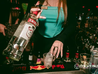 A professional photo of guests enjoying themselves at Cocktails Nightclub from our gallery.