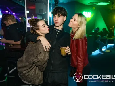 A professional photo of guests enjoying themselves at Cocktails Nightclub from our gallery.