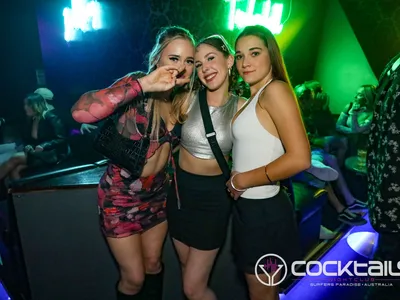 A professional photo of guests enjoying themselves at Cocktails Nightclub from our gallery.