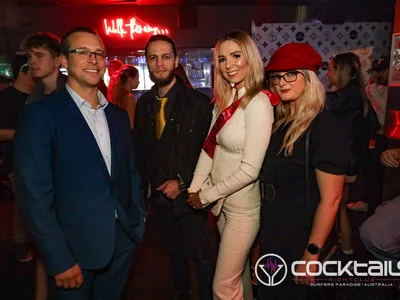 A professional photo of guests enjoying themselves at Cocktails Nightclub from our gallery.