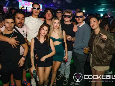 A professional photo of guests enjoying themselves at Cocktails Nightclub from our gallery.