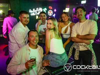 A professional photo of guests enjoying themselves at Cocktails Nightclub from our gallery.