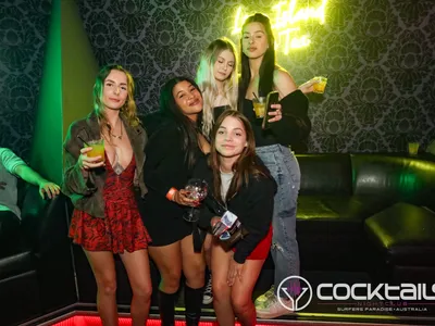 A professional photo of guests enjoying themselves at Cocktails Nightclub from our gallery.