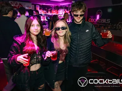 A professional photo of guests enjoying themselves at Cocktails Nightclub from our gallery.