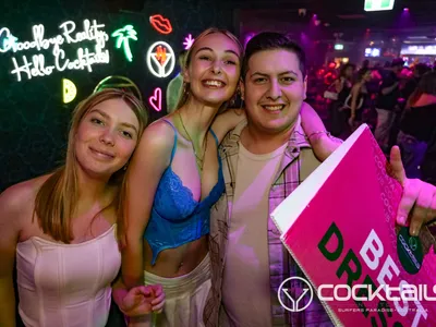 A professional photo of guests enjoying themselves at Cocktails Nightclub from our gallery.