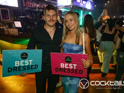 A professional photo of guests enjoying themselves at Cocktails Nightclub from our gallery.