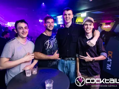 A professional photo of guests enjoying themselves at Cocktails Nightclub from our gallery.