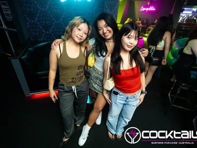 A professional photo of guests enjoying themselves at Cocktails Nightclub from our gallery.