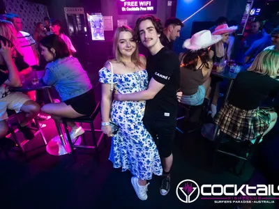 A professional photo of guests enjoying themselves at Cocktails Nightclub from our gallery.