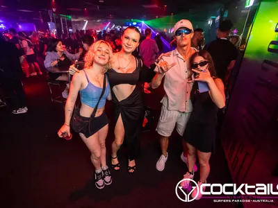 A professional photo of guests enjoying themselves at Cocktails Nightclub from our gallery.