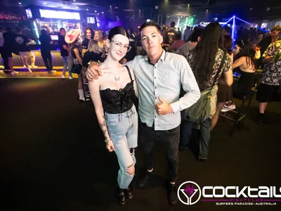 A professional photo of guests enjoying themselves at Cocktails Nightclub from our gallery.