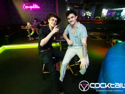 A professional photo of guests enjoying themselves at Cocktails Nightclub from our gallery.