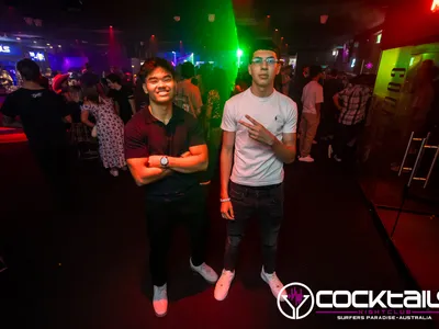 A professional photo of guests enjoying themselves at Cocktails Nightclub from our gallery.