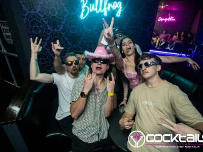 A professional photo of guests enjoying themselves at Cocktails Nightclub from our gallery.