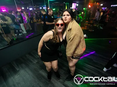 A professional photo of guests enjoying themselves at Cocktails Nightclub from our gallery.