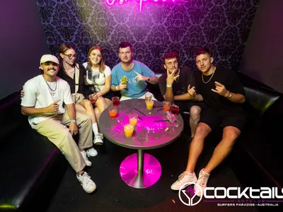 A professional photo of guests enjoying themselves at Cocktails Nightclub from our gallery.