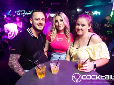 A professional photo of guests enjoying themselves at Cocktails Nightclub from our gallery.