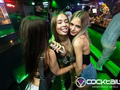 A professional photo of guests enjoying themselves at Cocktails Nightclub from our gallery.