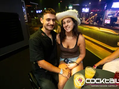 A professional photo of guests enjoying themselves at Cocktails Nightclub from our gallery.