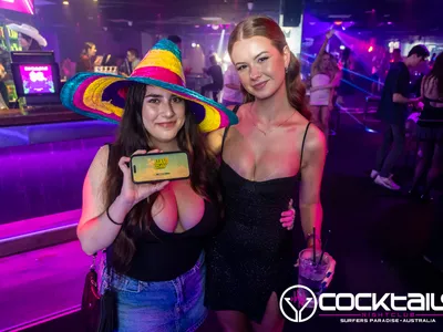 A professional photo of guests enjoying themselves at Cocktails Nightclub from our gallery.