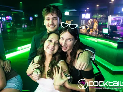 A professional photo of guests enjoying themselves at Cocktails Nightclub from our gallery.