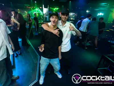 A professional photo of guests enjoying themselves at Cocktails Nightclub from our gallery.