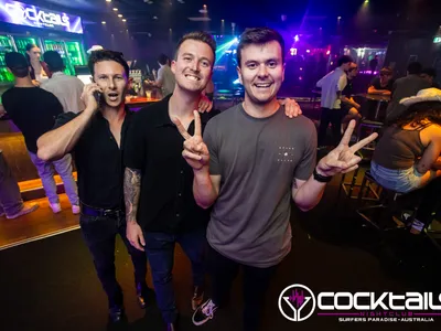 A professional photo of guests enjoying themselves at Cocktails Nightclub from our gallery.