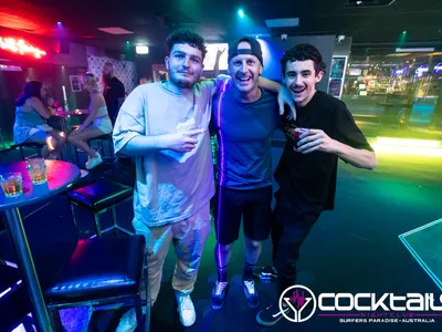 A professional photo of guests enjoying themselves at Cocktails Nightclub from our gallery.